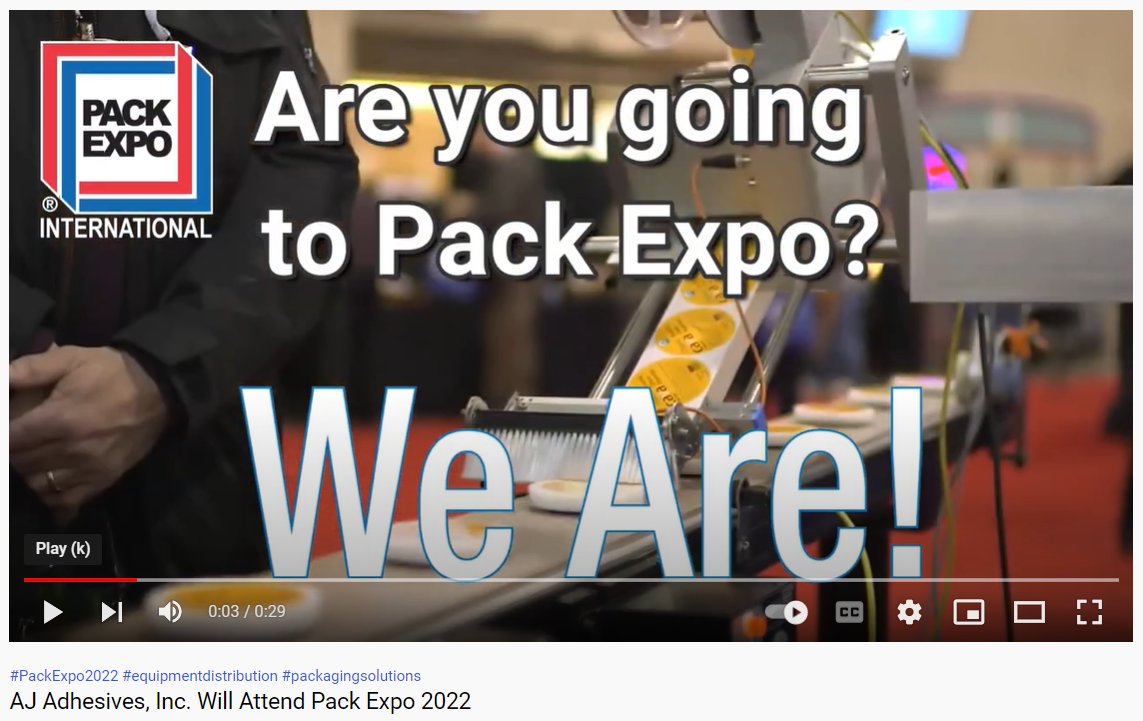 TOP 5 Reasons to Attend 2022 Pack Expo AJ Adhesives