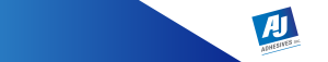 Image with AJ Adhesives logo and a blue gradient.