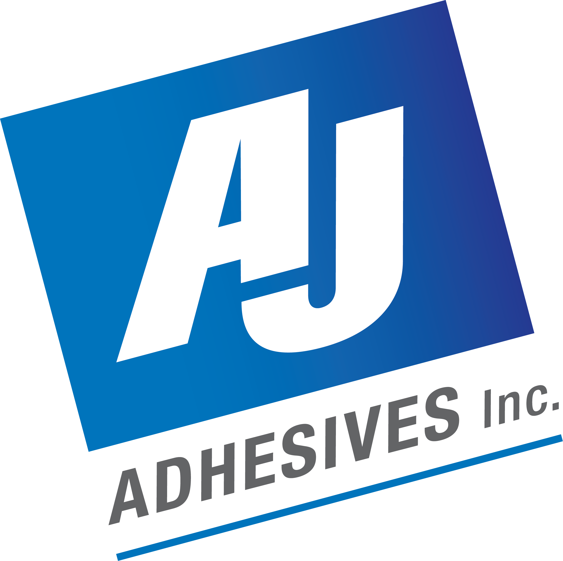 AJ Adhesives Logo in Reducing Adhesive Use Without Sacrificing Line Efficiency