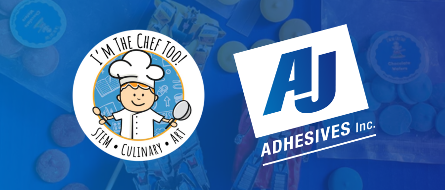 Im The Chef Too Website Image | AJ Adhesives AJ Adhesives Customer Spotlight Image with I'm the Chef, Too! Logo